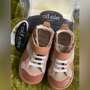 NWT Old Soles camel leather shoes